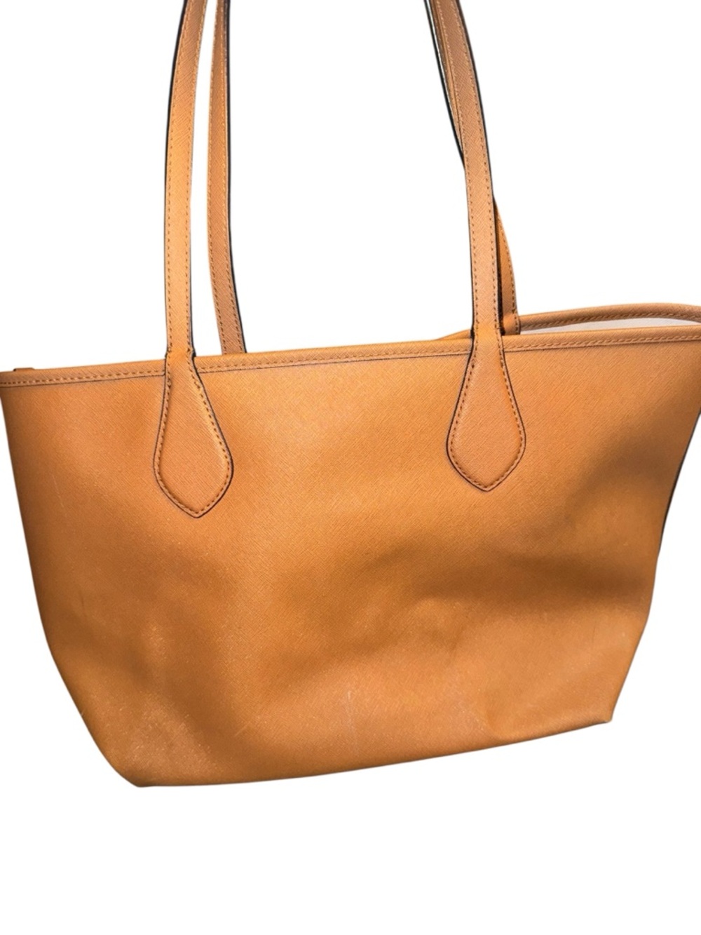 Michael Kors Tan Leather Tote Bag with Double Shoulder Straps - Picture 2 of 7